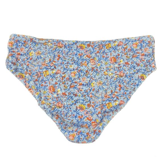J. Crew Bikini Bottom Women Sz 3X  Curved High Waist Cheeky Meadow Floral NWT - Picture 3 of 5